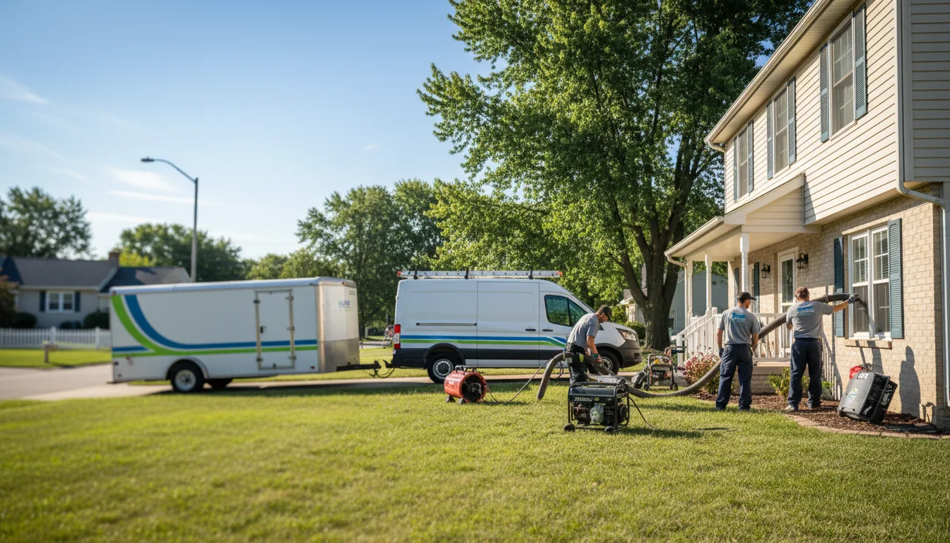 Flooded Basement Restoration And Cleanup With Repair in Liberal, KS near me